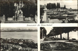 11324490 Neuchatel NE Denkmal Hafen See Uferpromenade Neuenburger See Neuchatel - Autres & Non Classés