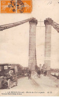 LA REOLE - Entrée Du Pont Suspendu - état - La Réole