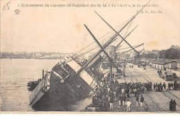 BORDEAUX - L'Echouement En Garonne Du Paquebot " Le Chili " Le 24 Avril 1903 - Très Bon état - Bordeaux