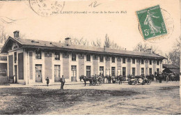 LANGON - Cour De La Gare Du Midi - Très Bon état - Langon