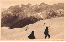 LUCHON - SUPERBAGNERES - Les Montagnes De Venasque Et Les Monts Maudits En Hiver - Très Bon état - Superbagneres