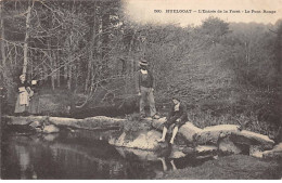 HUELGOAT - L'Entrée De La Forêt - Le Pont Rouge - Très Bon état - Huelgoat