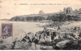 CARANTEC - La Grève Du Porspol Et L'Hôtel Des Phares - état - Carantec