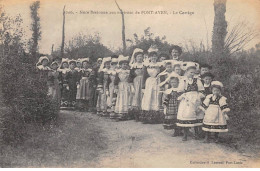 Noce Bretonne Aux Environs De PONT AVEN - Le Cortège - Très Bon état - Other & Unclassified