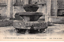 SAINT POL DE LEON - La Grande Vasque De Granit - Très Bon état - Saint-Pol-de-Léon