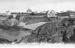 LE POULDU - Vue Générale De La Plage Et Des Villas - Très Bon état - Le Pouldu