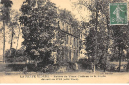 LA FERTE VIDAME - Ruines Du Vieux Château De La Borde - état - Sonstige & Ohne Zuordnung