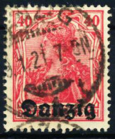 DANZIG 1920 Nr 6 Gestempelt X4BD592 - Used