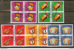 1985 PRO PATRIA Blocs De 4 Obl. 1er Jour SBK 15,- - Used Stamps