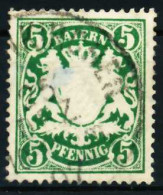 BAYERN WAPPEN-AUSGABE 1876-1911 Nr 61y Gestempelt X5E3432 - Used