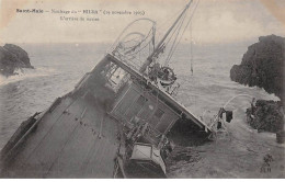 SAINT MALO - Naufrage Du " Hilda " - 19 Novembre 1905 - L'arrière Du Navire - Très Bon état - Saint Malo