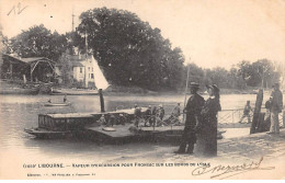 LIBOURNE - Vapeur D'excursion Pour Fronsac Sur Les Bords De L'Isle - état - Libourne