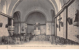 COURS LES BAINS - Intérieur De L'Eglise Notre Dame De Cours - Très Bon état - Other & Unclassified