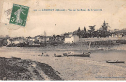 CAUDROT - Vue Sur Les Bords De La Garonne - état - Sonstige & Ohne Zuordnung