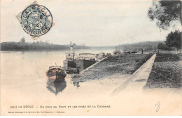 LA REOLE - Un Coin Du Pont Et Les Rives De La Garonne - Très Bon état - La Réole