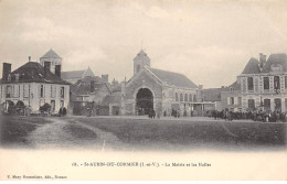 SAINT AUBIN DU CORMIER - La Mairie Et Les Halles - Très Bon état - Andere & Zonder Classificatie