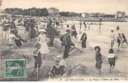 LE POULIGUEN - La Plage à L'heure Du Bain - Très Bon état - Le Pouliguen