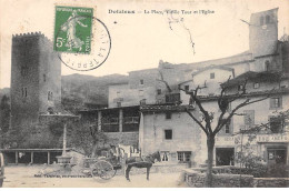 DOIZIEUX - La Place - Vieille Tour Et L'Eglise - Très Bon état - Other & Unclassified