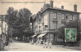 MONTROND LES BAINS - Hôtel Terminus - Très Bon état - Andere & Zonder Classificatie