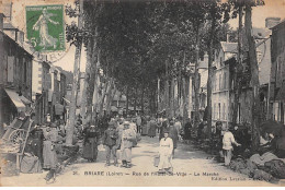 BRIARE - Rue De L'Hôtel De Ville - Le Marché - état - Briare