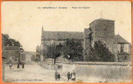 CPA 85 VENANSAULT Vendée - Place De L'Eglise - Other & Unclassified