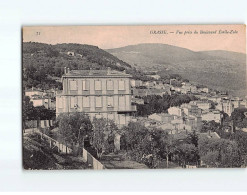 GRASSE : Vue Prise Du Boulevard Emile Zola - Très Bon état - Grasse