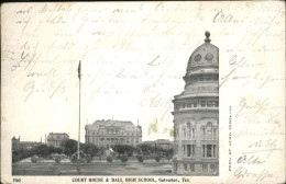 11322730 Galveston_Texas Court House & Ball _ High School - Altri & Non Classificati