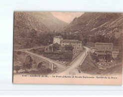 SAORGE : Le Pont D'Ambo Et Route Nationale, Vallée De La Roya - Très Bon état - Autres & Non Classés