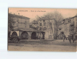 CASTELLANE : Entrée De La Rue Nationale - Très Bon état - Castellane