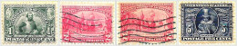 1907 - USA - Jamestown Exhibition - Virginia - Complete Series + 1 - Used - Usados