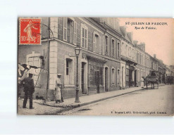 SAINT JULIEN LE FAUCON : Rue De Falaise - Très Bon état - Autres & Non Classés