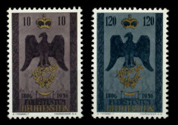 LIECHTENSTEIN 1956 Nr 346-347 Postfrisch X6FE60A - Unused Stamps