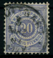 WÜRTTEMBERG AUSGABE VON 1875 1900 Nr 47a Gestempelt X7136BA - Afgestempeld