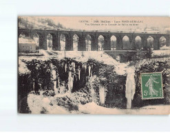 SALINS : Ligne Paris-Aurillac, Vue Générale De La Cascade De Salins En Hiver - état - Other & Unclassified