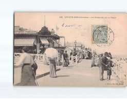 LUC SUR MER : La Passerelle Sur La Digue - état - Luc Sur Mer