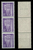 BERLIN DS BAUTEN 2 Nr 152vR Postfrisch 3ER STR X74937E - Unused Stamps