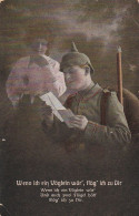 AK Wenn Ich Ein Vöglein Wär... - Deutscher Soldat Mit Brief - Feldpost Königsberg 1918 (69325) - Oorlog 1914-18