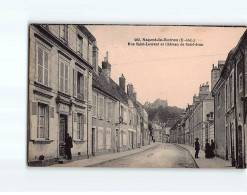 NOGENT LE ROTROU : Rue Saint-Laurent Et Château De Saint-Jean - Très Bon état - Nogent Le Rotrou