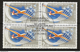 Zu 46 / Mi 780 / YT PA 45 PRO AERO 1963 Obl. LAGENBRUCK-BERN-LOCARNO 13.7.63 SBK 24,- Voir Description - Used Stamps