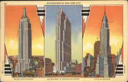 11322589 New_York_City Empire State Building _ Rockefeller Center Chrysler _  Bu - Altri & Non Classificati