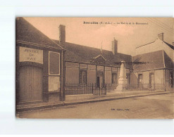 BREZOLLES : La Mairie Et Le Monument - état - Autres & Non Classés