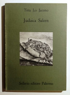 1990 Sicilia Ebrei Salemi Sellerio LO JACONO - Oude Boeken