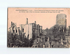 CHATEAURENAULT : Façade Orientale Des Ruines Du Château - Très Bon état - Sonstige & Ohne Zuordnung
