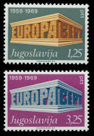 JUGOSLAWIEN 1969 Nr 1361I-1362I Postfrisch SA5E8CE - Unused Stamps
