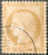 X1197 - FRANCE - CERES N°55 - CàD Du 30 MARS 1876 - 1871-1875 Cérès