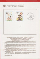 ITALIA - ITALIE - ITALY - 1991 - Convenzione Sui Diritti Dell'infanzia - Senza Francobollo - Bollettino 14/91 Amministra - FDC