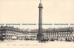 R089096 Paris. La Place Vendome Et La Colonne. LL - Monde