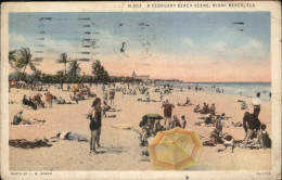 11322359 Miami_Beach A February Beach Scene - Autres & Non Classés