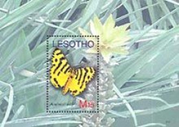 LESOTHO 2007 - Papillons - Bloc I - (amphicallia Tigris) - Farfalle