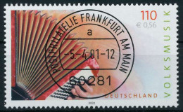 BRD BUND 2001 Nr 2180 Zentrisch Gestempelt X636D96 - Used Stamps